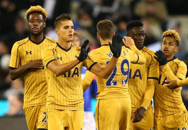 Lamela celebrating his goal against Juventus | Photo: Getty