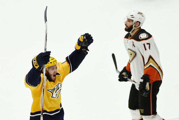 Sissons hat-trick goal was the game-winner that sent Nashville to the finals/Photo: Sanford Myers/Getty Images