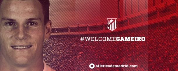Il benvenuto dell'Atletico a Gameiro. Fonte foto: atleticodemadrid.com