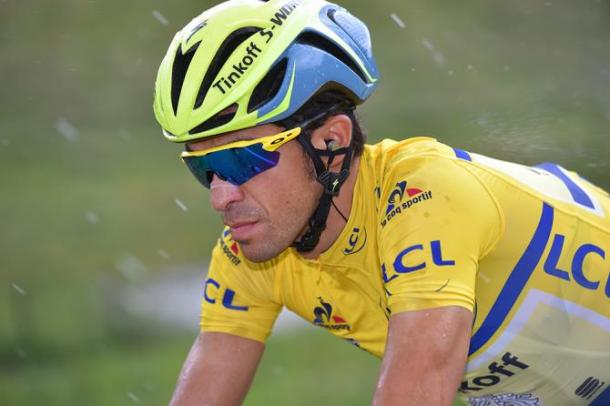 Contador lost the leader's jersey to Froome yesterday / Cycling News