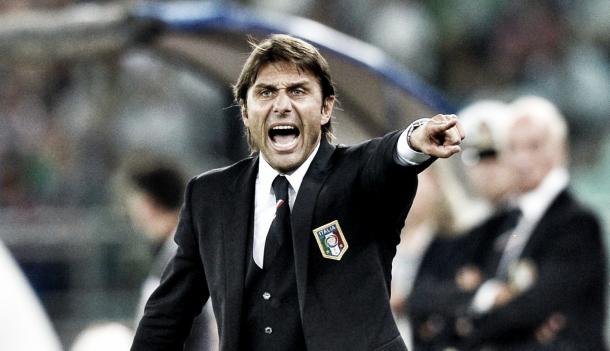 Above: Current Italian manager Antonio Conte has signed a three-year-deal to manage Chelsea FC | Sky Sports 