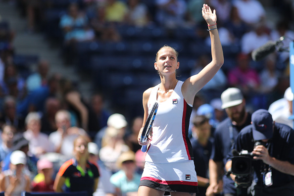 Karolina Pliskova after her US Open last eight win over Ana Konjuh (Corbis Sport/Tim Clayton)