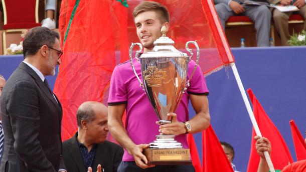 Coric won his only career title on clay in Marrakesh, pictured. Photo: ATPworldtour.com