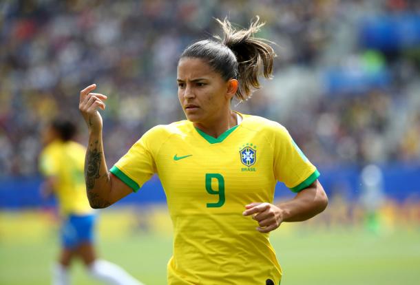 Debinha is returning to North Carolina after playing for Brazil in the 2019 FIFA Women's World Cup.