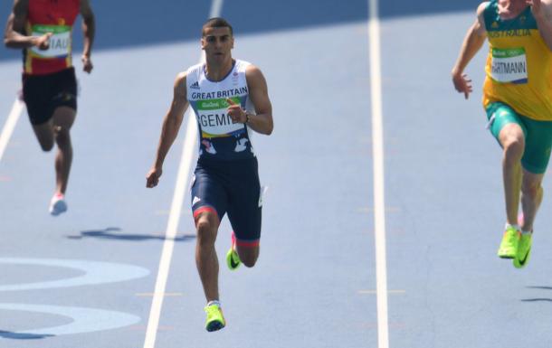 Gemili was very impressive in the 200 heats | Photo: Getty