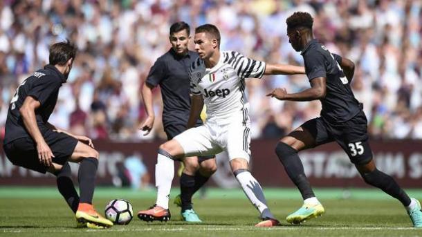 Pjaca contro il West Ham | Foto: juventus.com