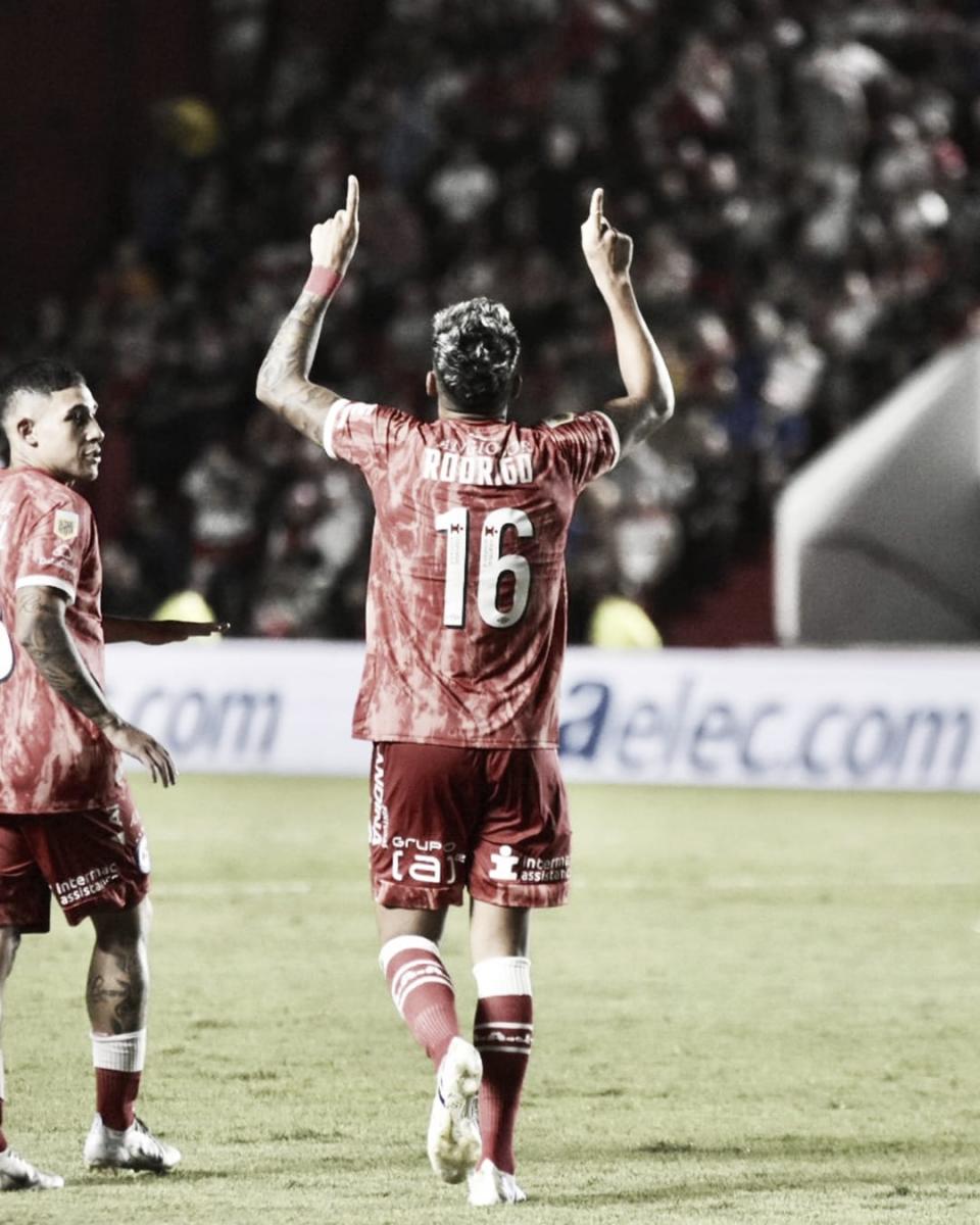 Figura y debut goleador, Cabral se estrentó en las redes con la camiseta de Argentinos Juniors (Foto: Liga Profesional de Fútbol)