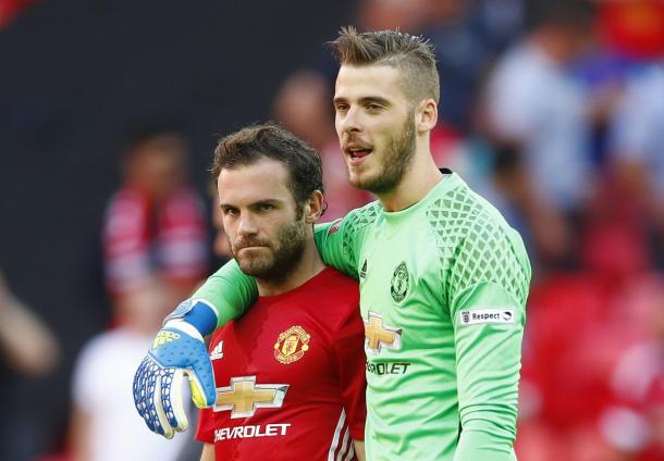 Mata and De gea will be looking to play a big part for United this weekend | Photo: Getty