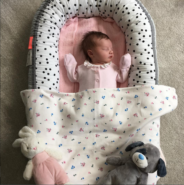 Willow Crutchlow almost one week old - Instragram (Cal Crutchlow)