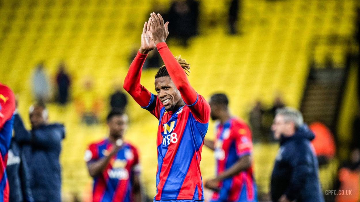 Crystal Palace in their last game/Image: CPFC