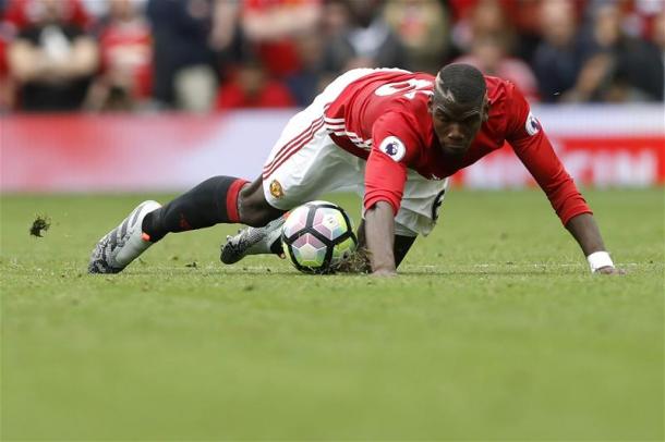 Pogba has been heavily criticised for his performance against Manchester City on Saturday | Photo: Getty