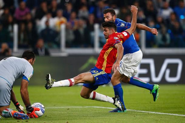 Diego Costa manca l'appuntamento con la sfera - Foto: Nazionale Italiana/Twitter