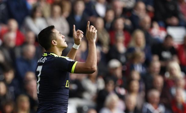 L'esultanza di Alexis Sanchez | Foto: @squawka