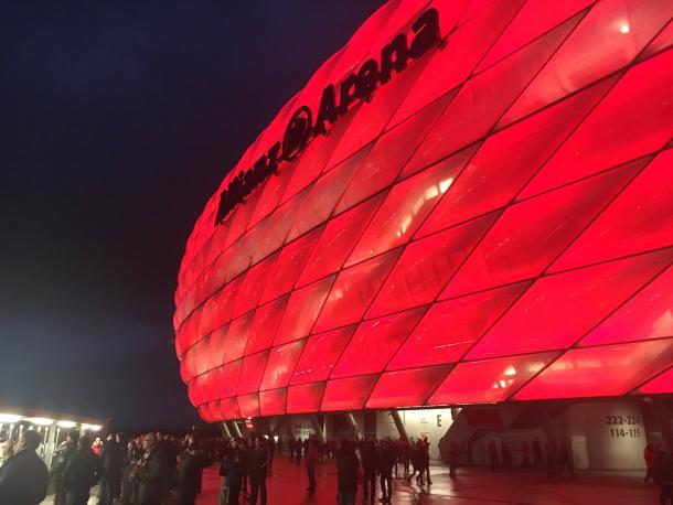 Allianz Arena pronta per la sfida di stasera. Fonte: Twitter Account Bayern Monaco