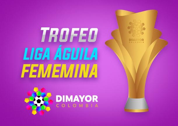 Trofeo de la Liga Águila Femenina. FOTO: Dimayor