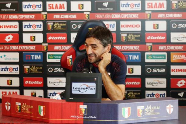 Ivan Juric in conferenza stampa. | Fonte: https://twitter.com/stop_and_goal