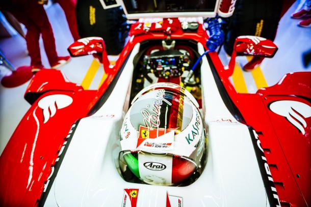 Sebastian Vetten en Austin | Imagen: Scuderia Ferrari