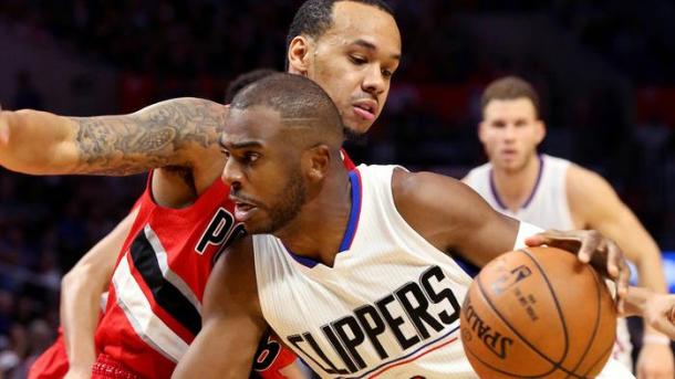 Chris Paul in azione. | Fonte immagine: Twitter Los Angeles Times