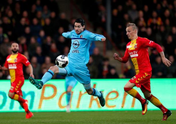 Feyenoord contra Go Ahead en su último partido como visitante. Foto:Feyenoord.