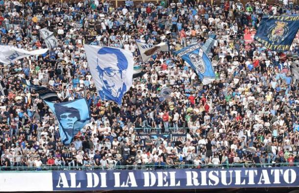 La curva napoletana. | Fonte: twitter.com/Spazio_Napoli