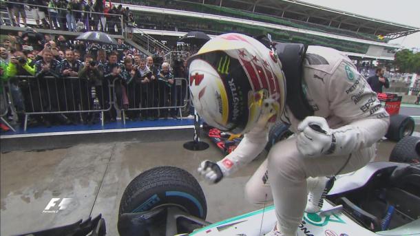 Lewis Hamilton, el ganador del gran premio | Foto: F1