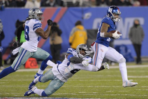 After a slow start, Odell Beckham Jr took over in the second half | Source: espn.com