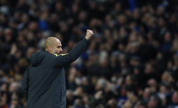 Guardiola con il pugno al cielo | Foto: @premierleague