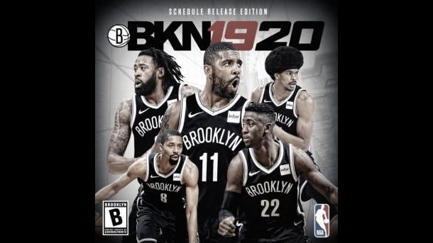 Brooklyn Nets,un equipo de videojuego. Vía: Nets.