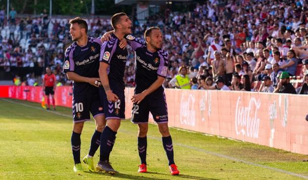 Guardiola celebra el gol | Real Valladolid