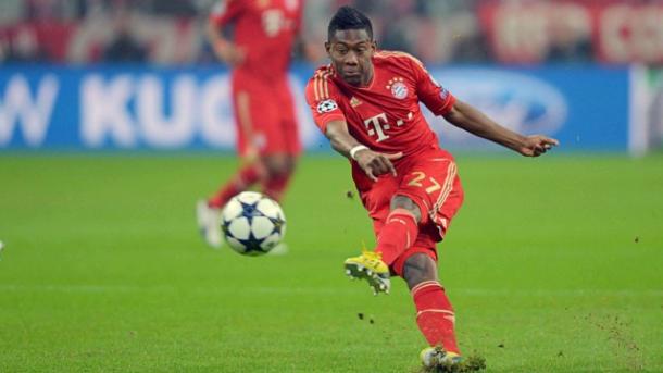 David Alaba opened the scoring the last time these two met. | Image source: Sueddeutsche.de