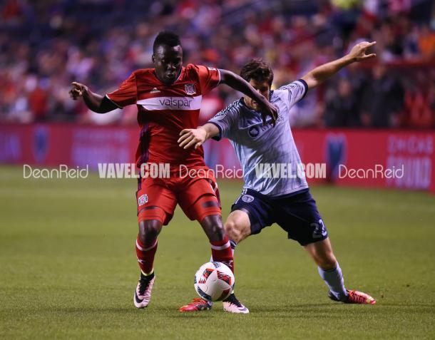 The Fire will look to David Accam to lead the offense now (Photo Credit : Dean Reid - VAVEL USA)