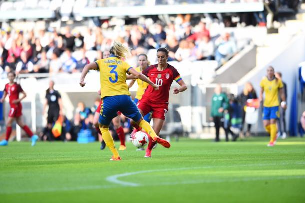 Neither team could find a goal in the first half | Source: ussoccer.com