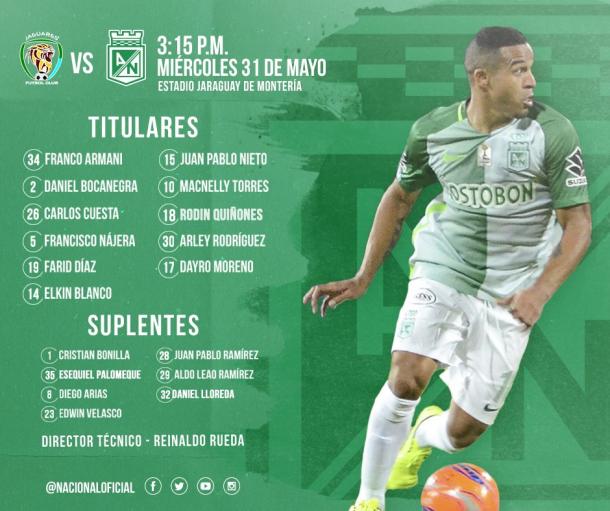 Foto: @nacionaloficial
