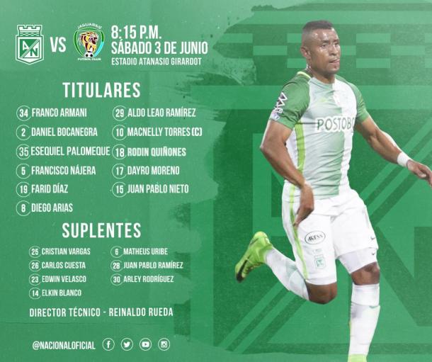 Foto: @nacionaloficial