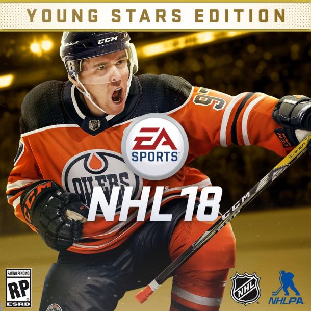 The kids are indeed all right as Connor McDavid is the cover boy of NHL 18 (EA Sports Twitter)