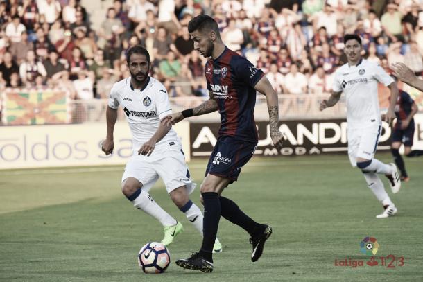 Huesca e Getafe pela Liga 1|2|3 | Foto: Divulgação/SD HUesca