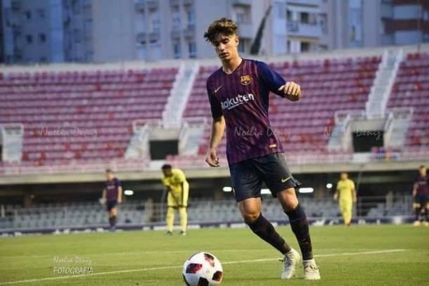 Álex Collado con el filial | Foto de Noelia Déniz, VAVEL