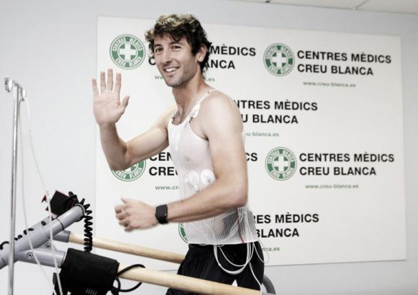 Granero realiza os exames médicos antes de assinar pelo Espanyol | Foto: Divulgação/RCD Espanyol