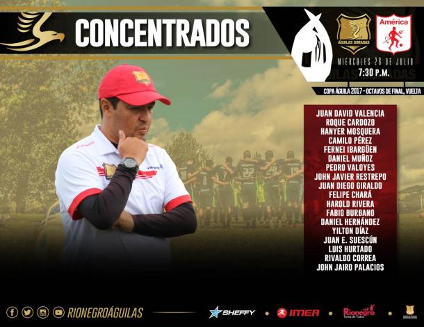 Foto: @RionegroAguilas