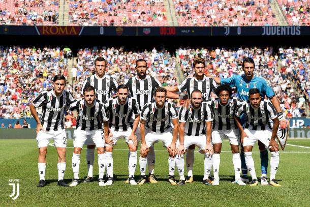 Una foto di una formazione dei bianconeri. Foto: Twitter