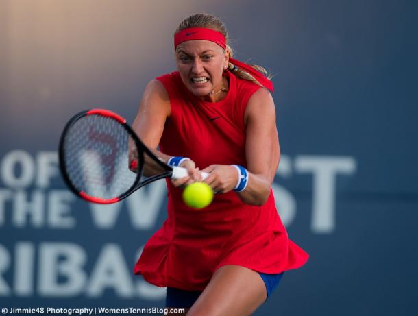 Petra Kvitova never got going today | Photo: Jimmie48 Tennis Photography