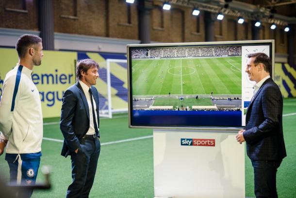 Conte en la previa del encuentro junto a SkySporst | Chelsea.