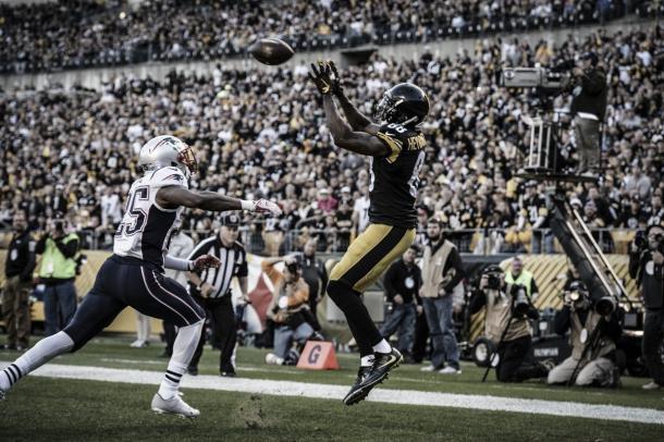 Darius Heyward-Bey got the only Steelers touchdown on Sunday | Source: Jason Bridge/USA TODAY Sports