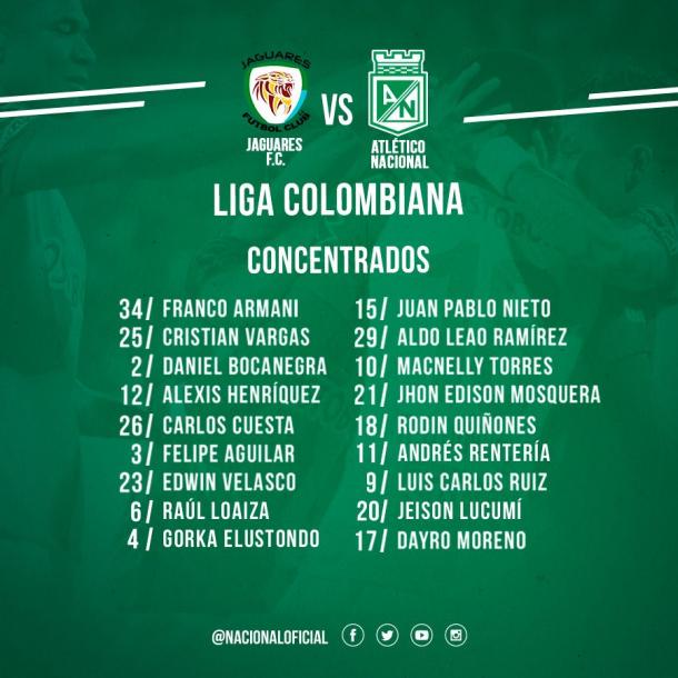 Foto: @nacionaloficial