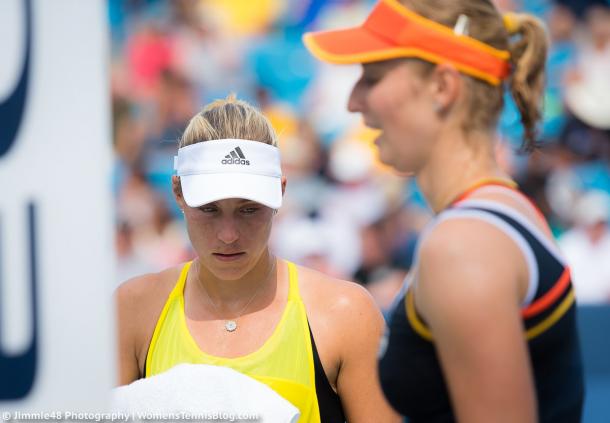 Both players during a changeover | Photo: Jimmie48 Tennis Photography