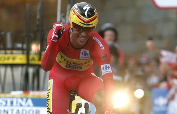 Contador en la CRI final de La Vuelta 2014 | Fuente: La Vuelta