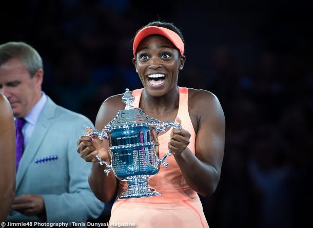Sloane Stephens could not believe that she just won the US Open | Photo: Jimmie48 Tennis Photography