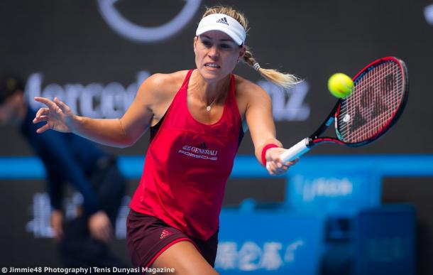 Angelique Kerber in action during the match | Photo: Jimmie48 Tennis Photography