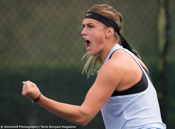 Aryna Sabalenka made her maiden WTA final in Tianjin this year | Photo: Jimmie48 Tennis Photography