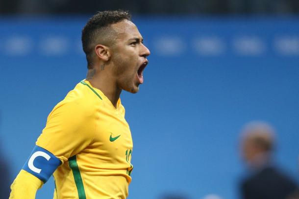 Neymar celebrando un gol | Imagen: @CBF_Futebol
